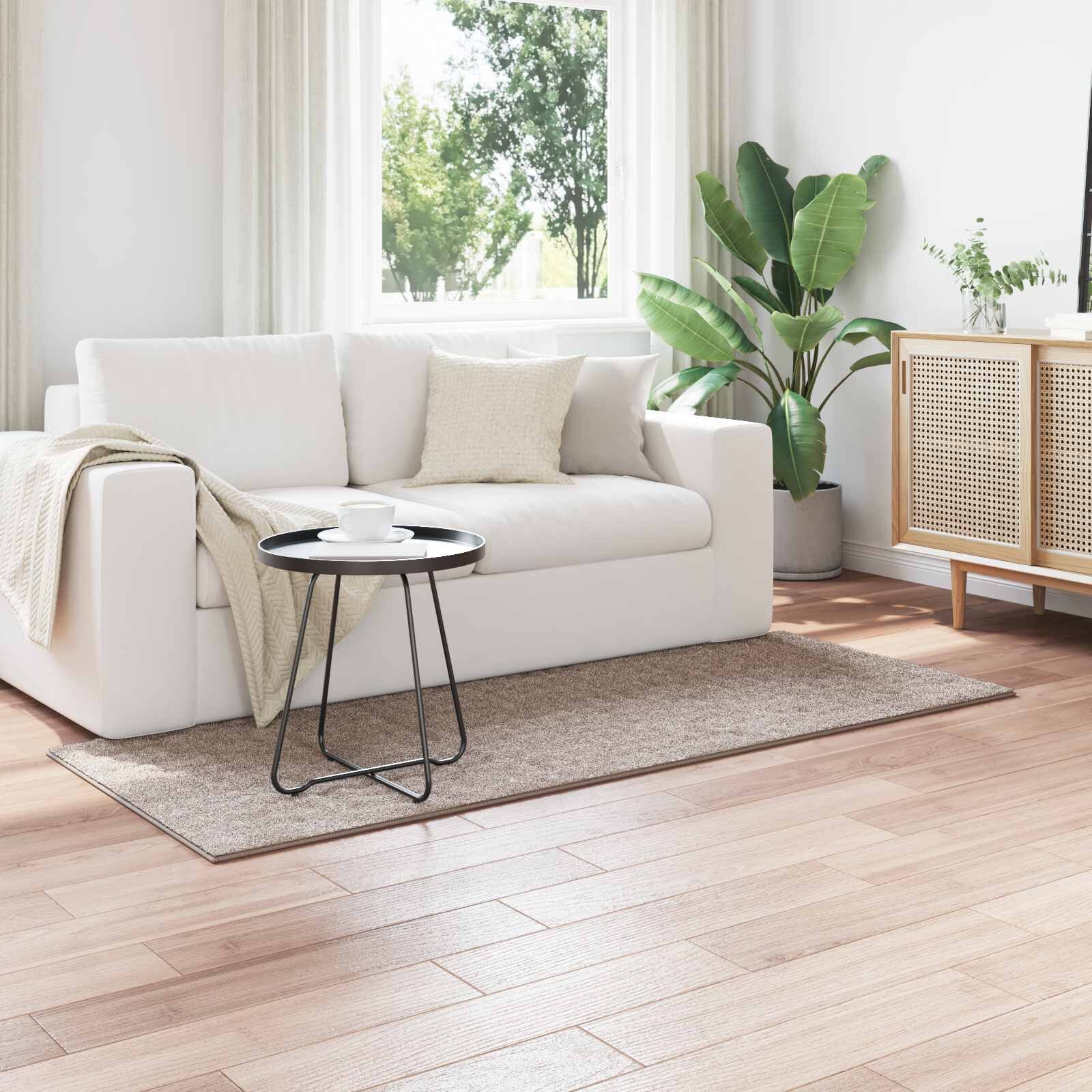 vidaXL Килими за помещение SIROLO Пясък 150 x 80 cm Полиестер