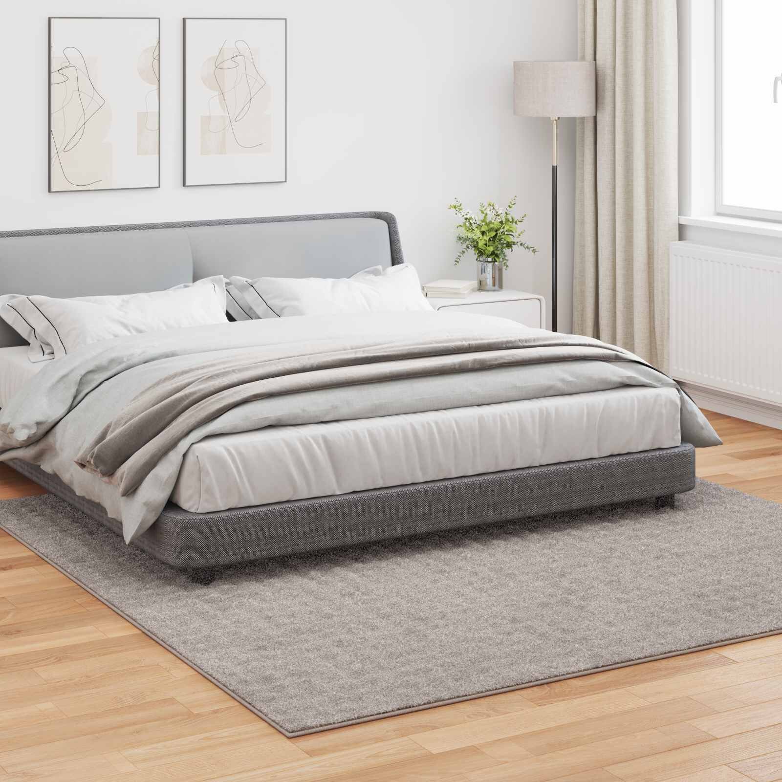vidaXL Килими за помещение SIROLO Пясък 240 x 240 cm Полиестер