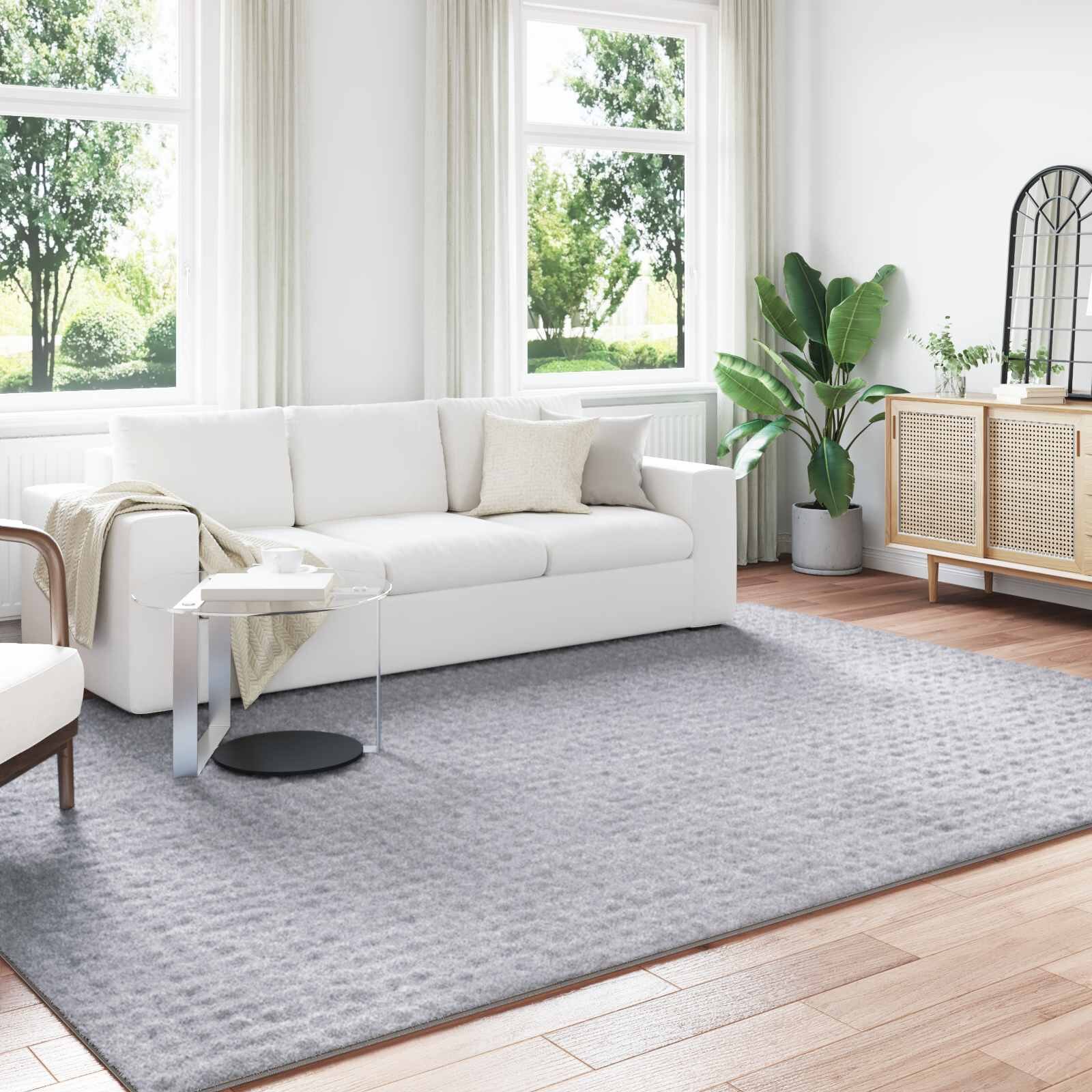 vidaXL Килими за помещение SIROLO Сиво 340 x 240 см Полиестер