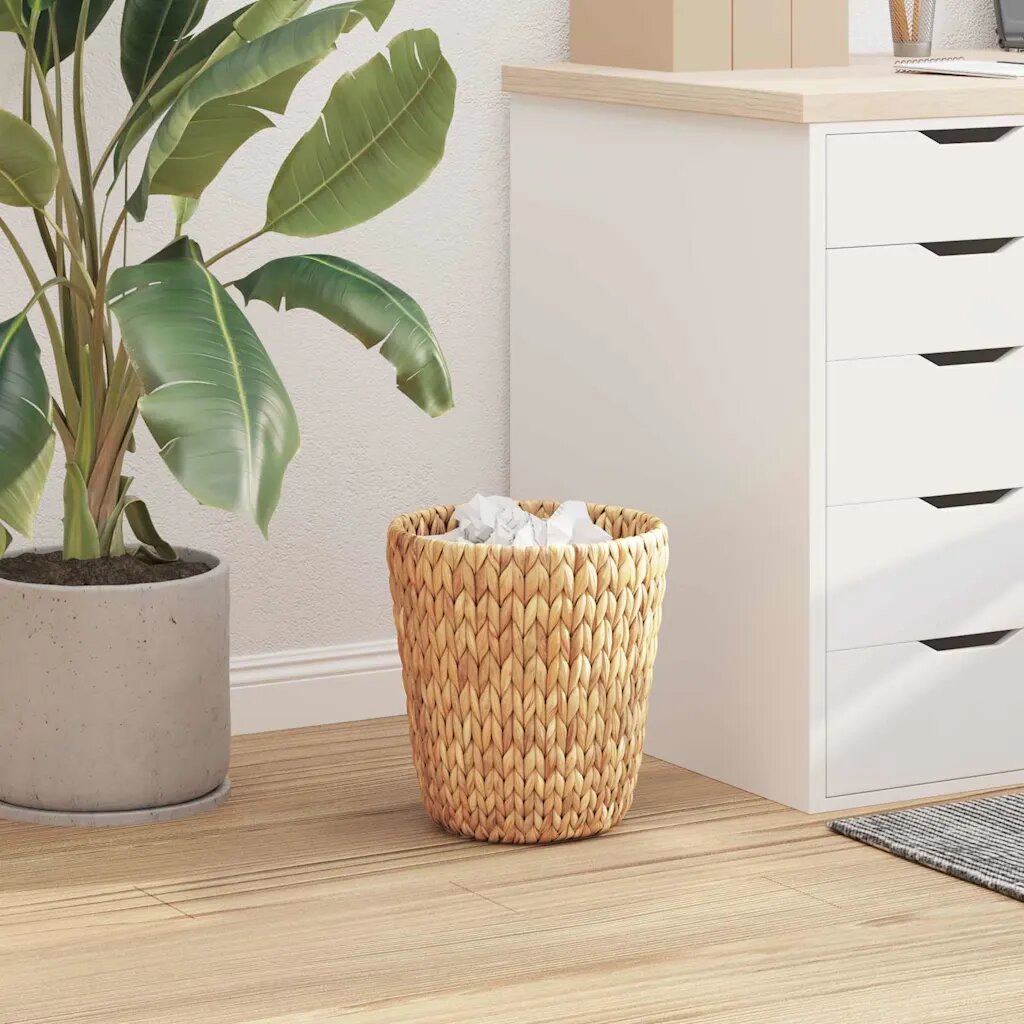 vidaXL Кофи за хартия 2 бр. Воден хиацинт 26 x 26 x 29 см Натурално