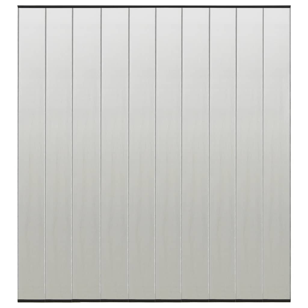 vidaXL Комарник за врата с мрежеста завеса от 10 части черен 240x240 см