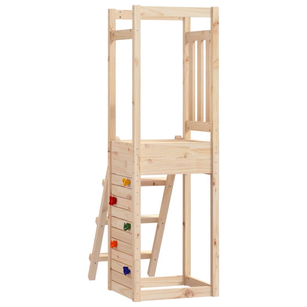vidaXL Комбинирано детско съоръжение за игра 53x465x169 см бор масив