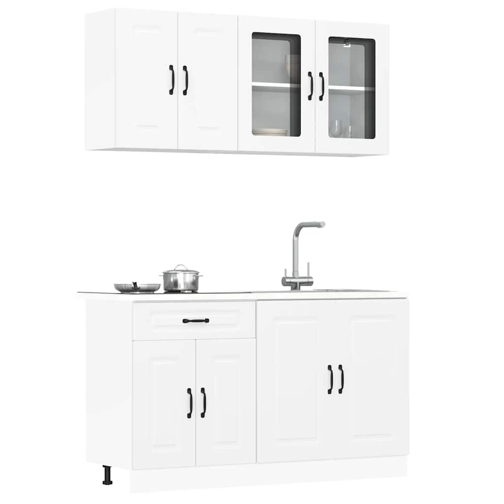 vidaXL Комплект кухненски шкафове от 4 части Kalmar инженерно дърво