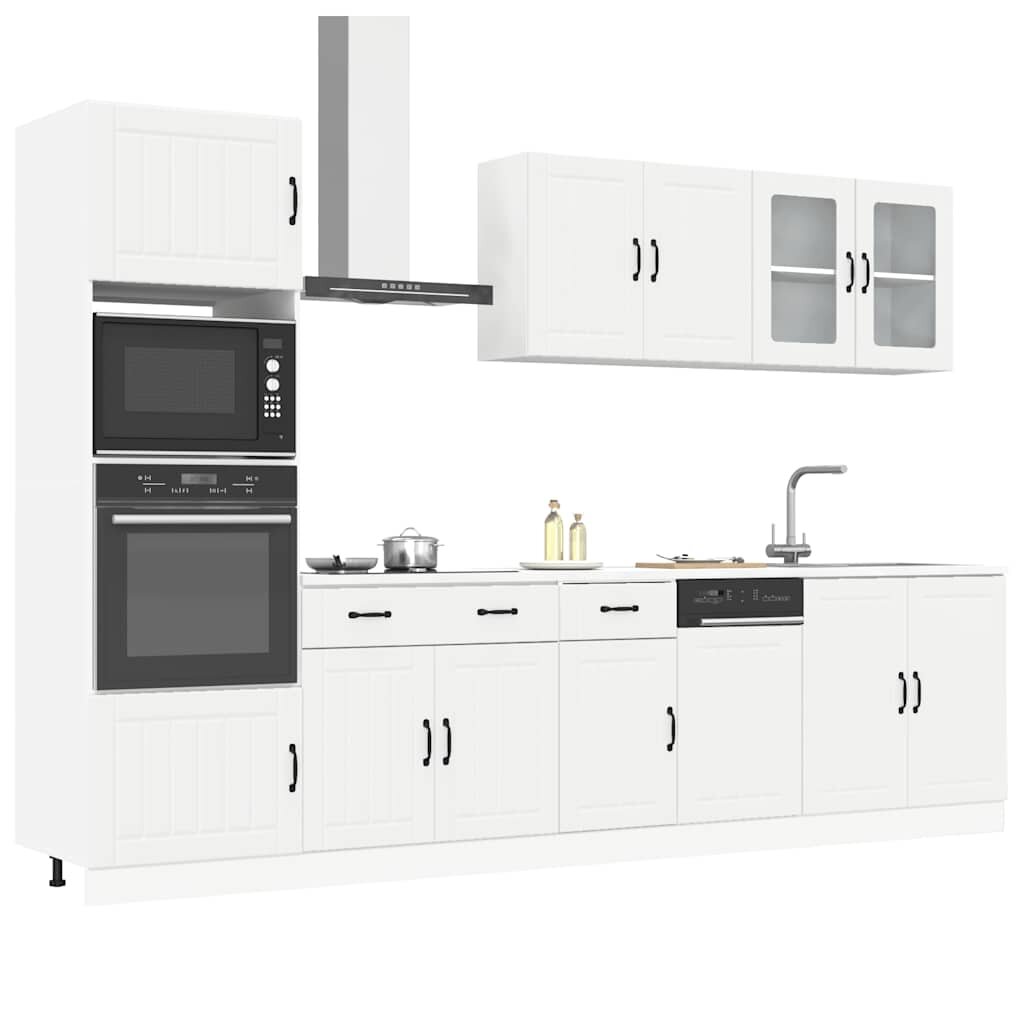 vidaXL Комплект кухненски шкафове от 7 части Kalmar инженерно дърво