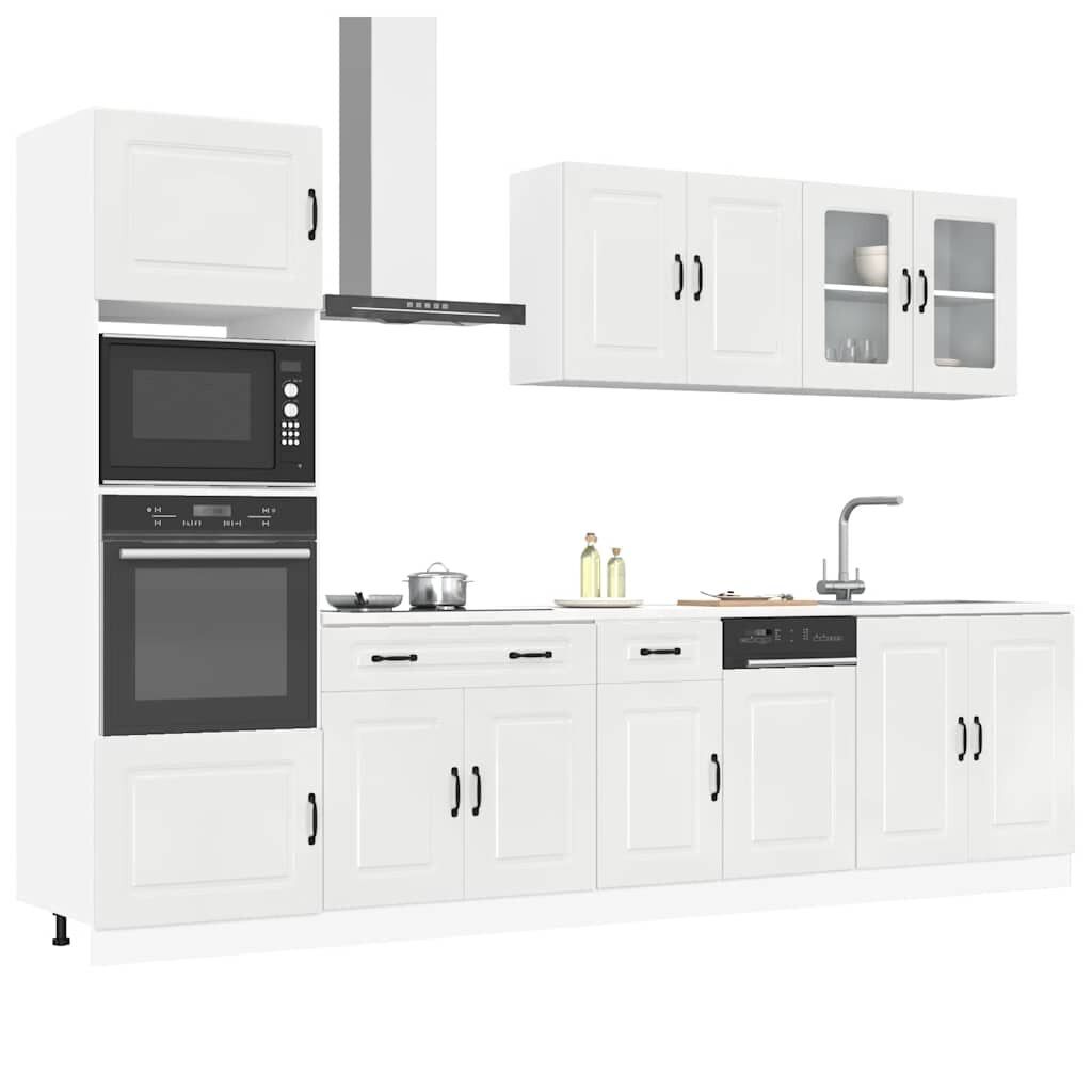 vidaXL Комплект кухненски шкафове от 7 части Kalmar инженерно дърво