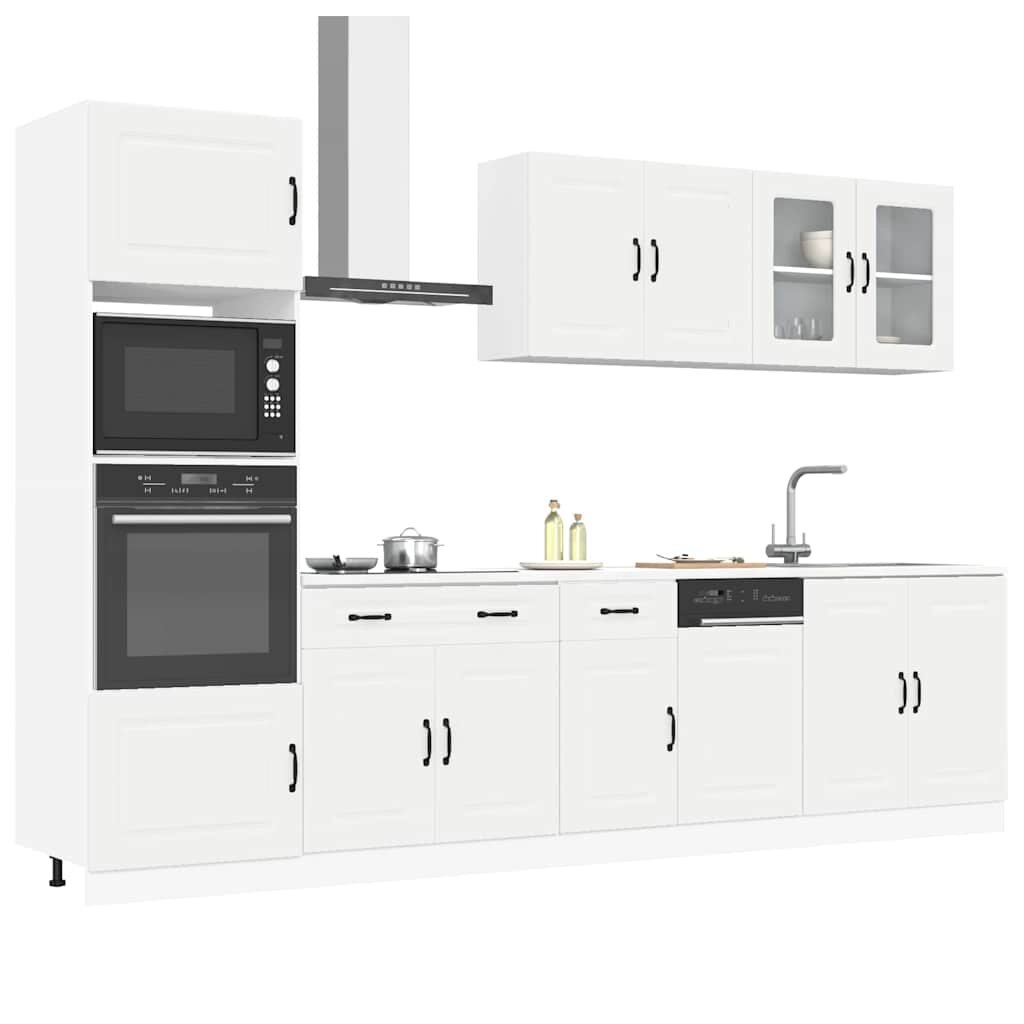 vidaXL Комплект кухненски шкафове от 7 части Kalmar инженерно дърво