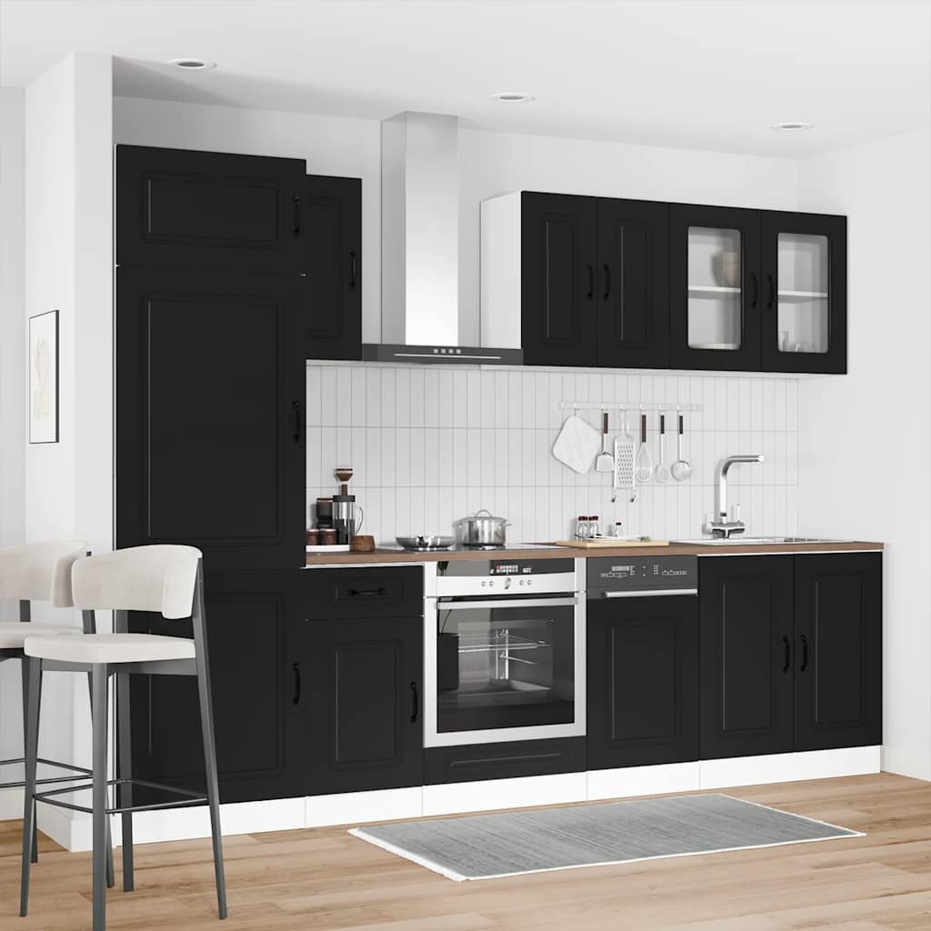 vidaXL Комплект кухненски шкафове от 8 части Kalmar инженерно дърво