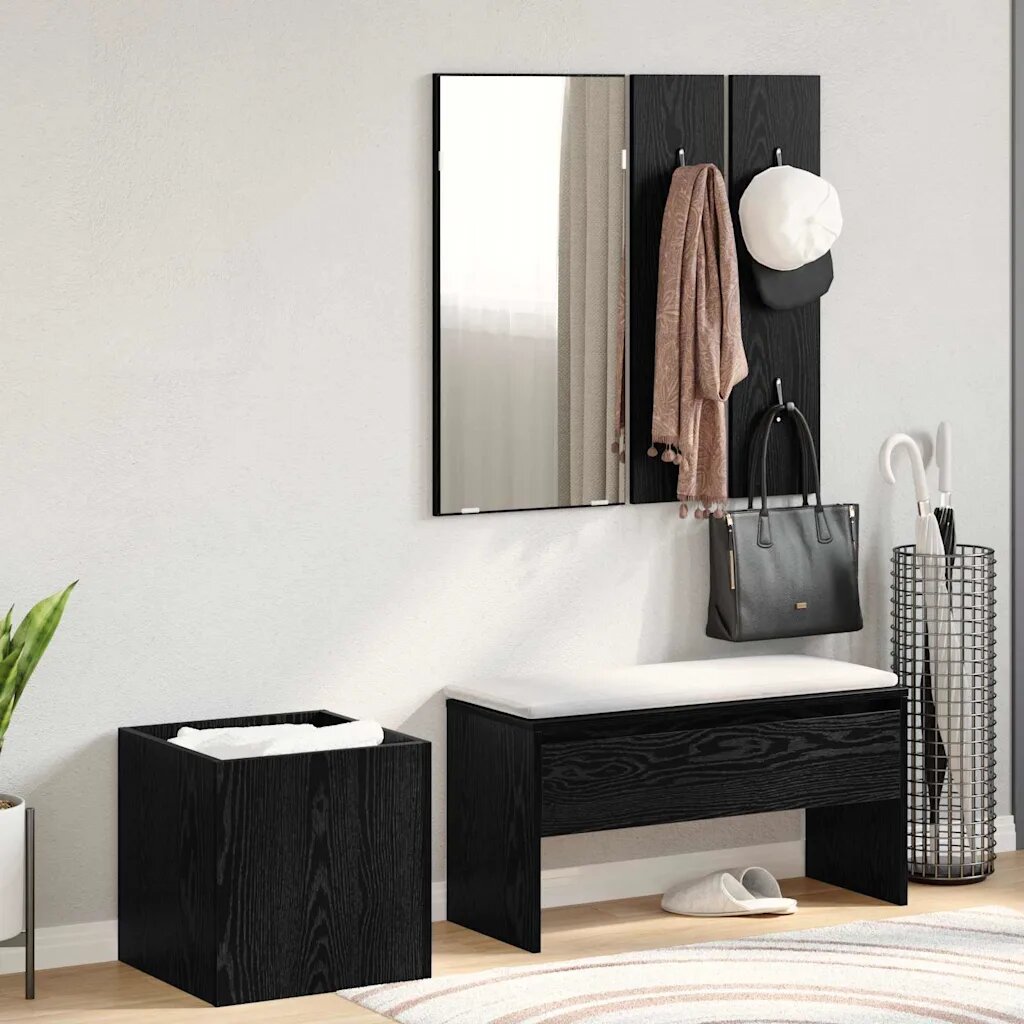 vidaXL Комплект мебели за антре 5 бр. 80 x 305 x 40 см
