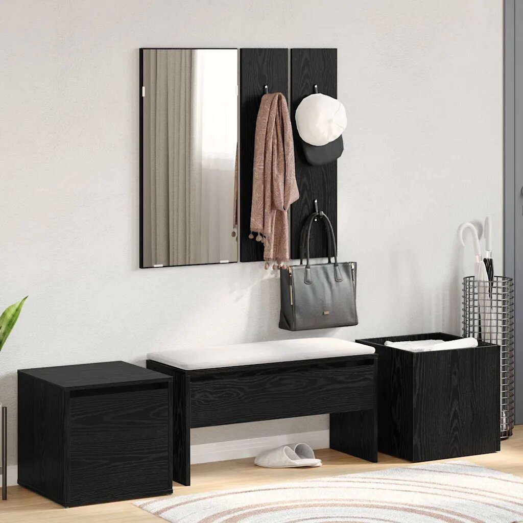vidaXL Комплект мебели за антре 6 бр. 80 x 31 x 40 см