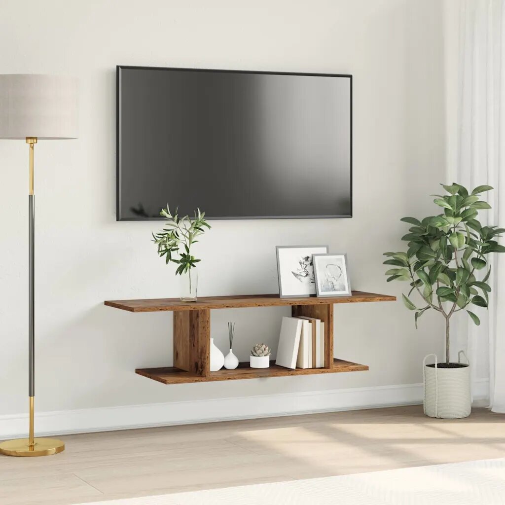 vidaXL Комплект ТВ шкаф 103 x 30 x 265 см Кафяво Инженерна дървесина