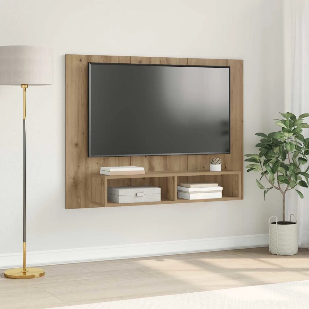 vidaXL Комплект ТВ шкаф 120 x 235 x 90 см Дъб Инженерна дървесина