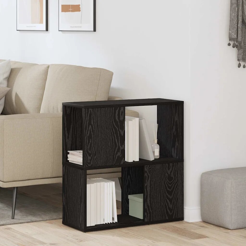 vidaXL Комплект ТВ шкаф 60 x 24 x 63 cm Черно Инженерна дървесина