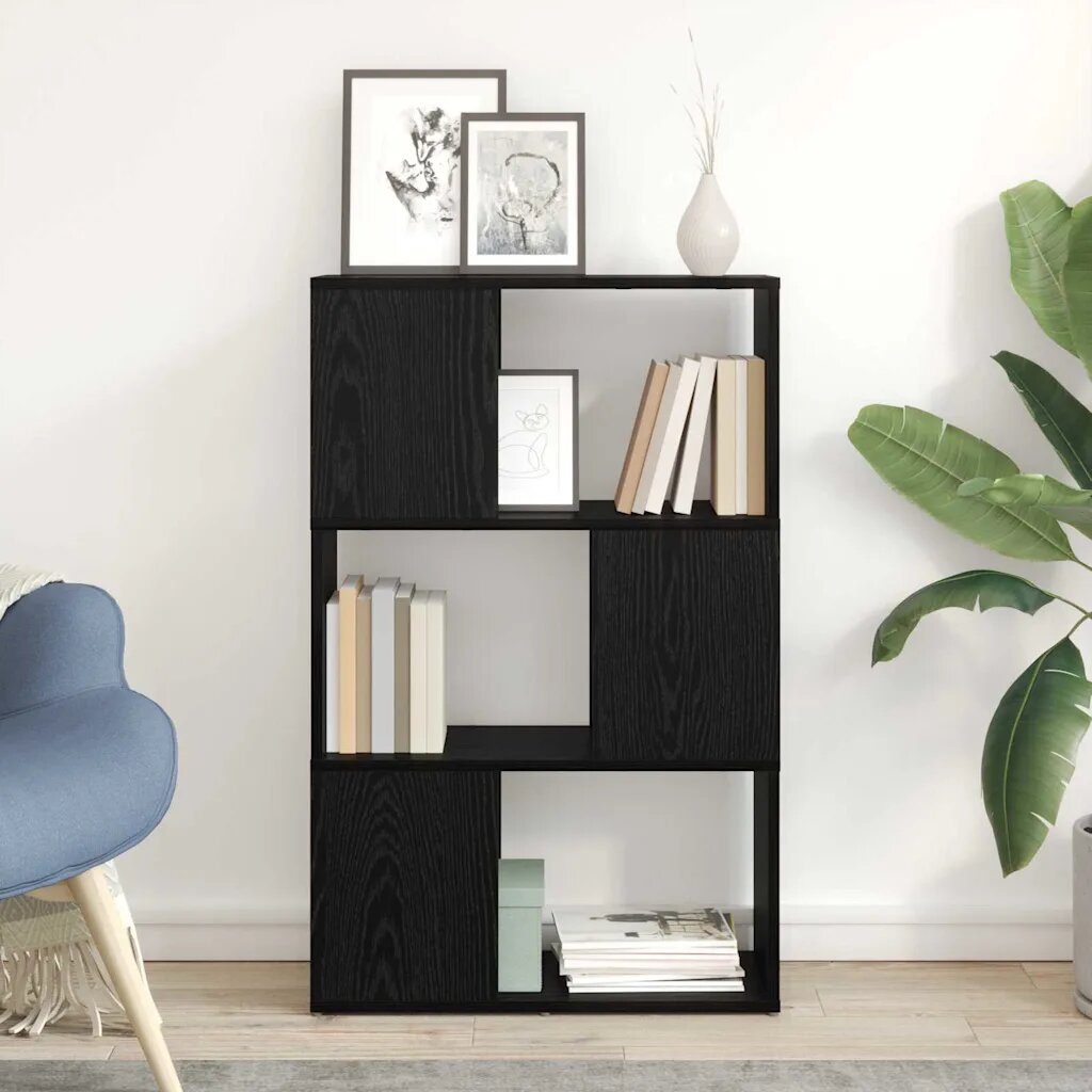 vidaXL Комплект ТВ шкаф 60 x 24 x 945 см Черно Инженерна дървесина