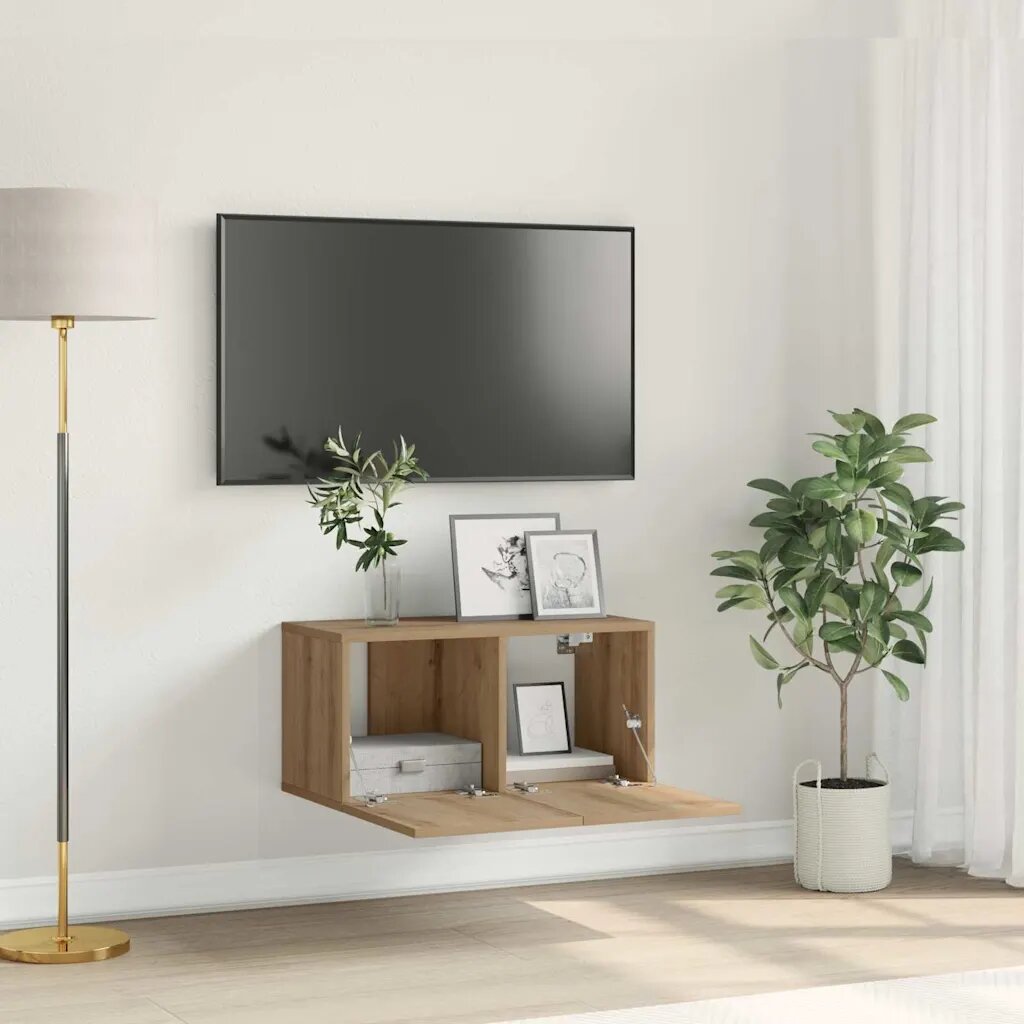 vidaXL Комплект ТВ шкаф 60 x 30 x 30 cm Кафяво Инженерна дървесина