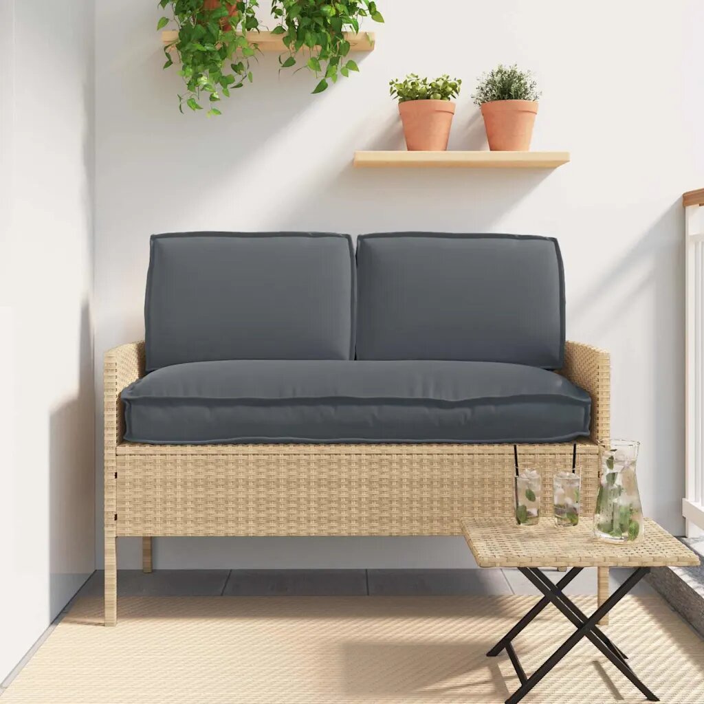 vidaXL Комплект възглавници Оксфордска тъкан Антрацит 120 x 50 x 52 см