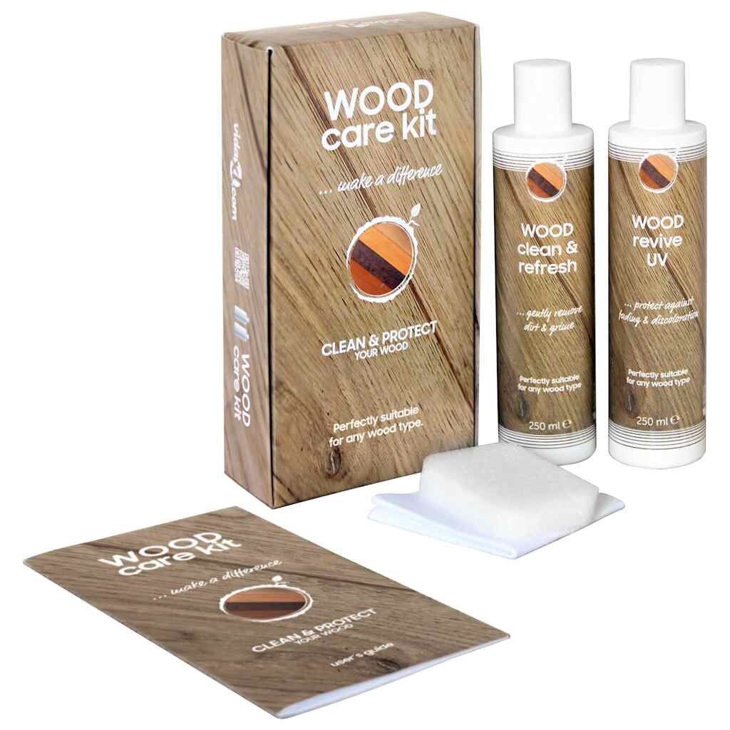 vidaXL Комплект за грижа за дърво CARE KIT 2x250 мл