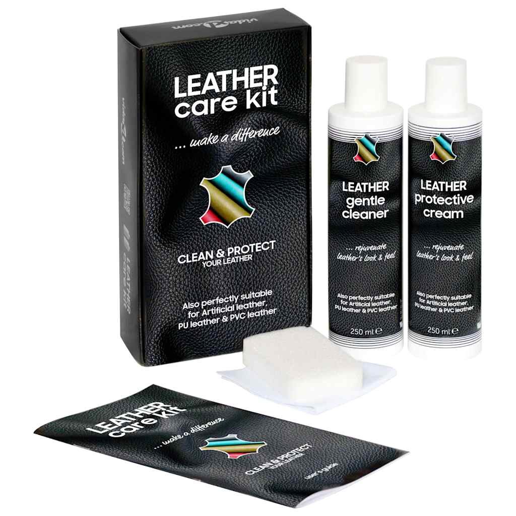 vidaXL Комплект за грижа за кожа CARE KIT 2х250 мл