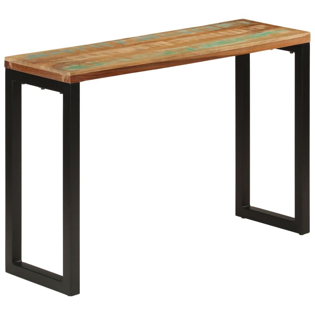 vidaXL Конзолна маса 110x35x75 cм регенерирано дърво масив