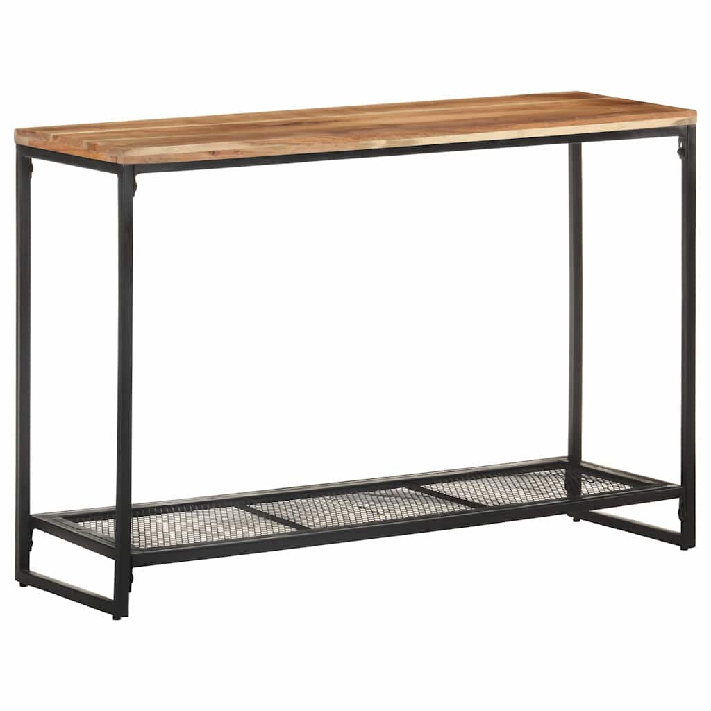vidaXL Конзолна маса 110x35x75 см акациево дърво масив