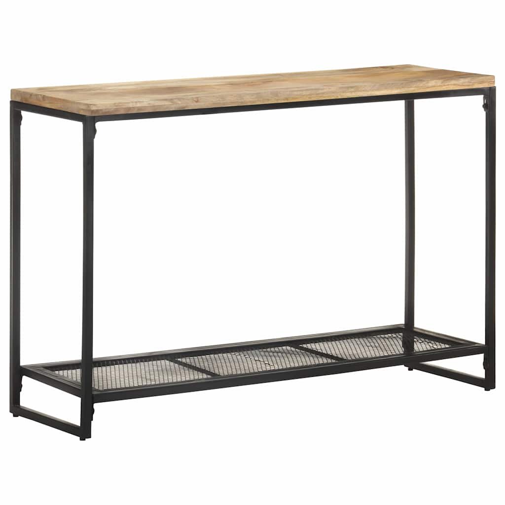 vidaXL Конзолна маса 110x35x75 см мангово дърво масив