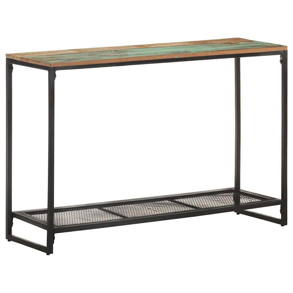 vidaXL Конзолна маса 110x35x75 см регенерирано дърво масив