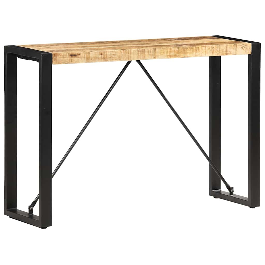 vidaXL Конзолна маса 110x35x76 см мангово дърво масив