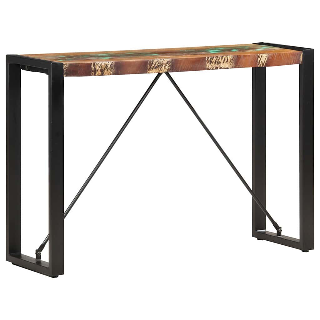 vidaXL Конзолна маса 110x35x76 см регенерирано дърво масив