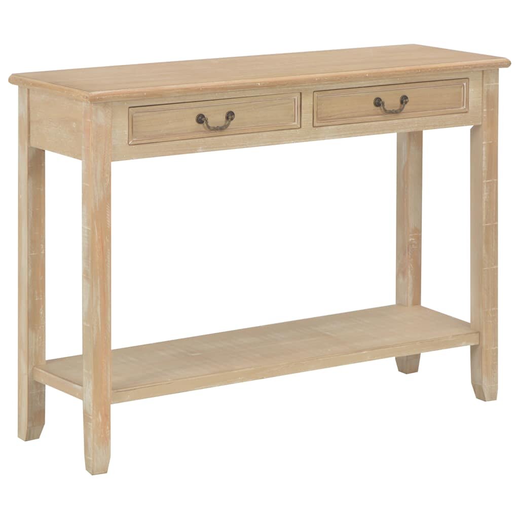 vidaXL Конзолна маса 110x35x80 cм дърво
