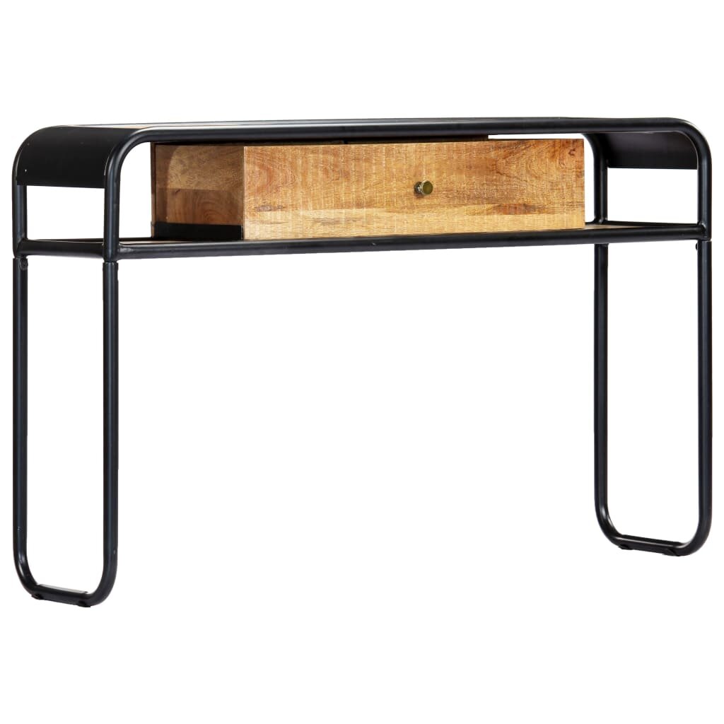 vidaXL Конзолна маса 118x30x75 cм манго масив