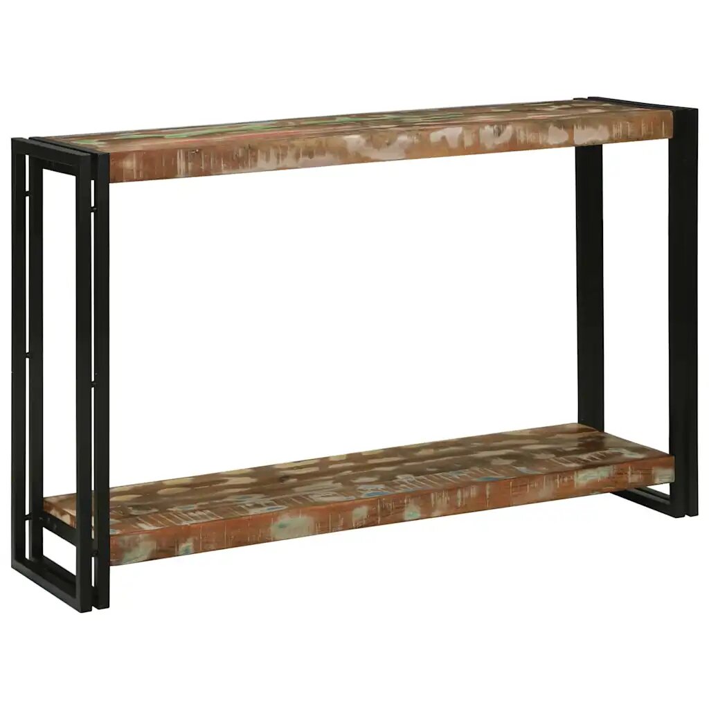 vidaXL Конзолна маса 120 x 33 x 75 см Солидно възстановено дърво