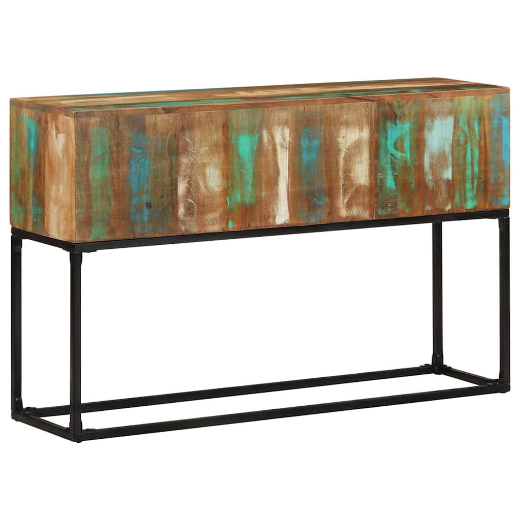 vidaXL Конзолна маса 120x30x75 cм регенерирано дърво масив