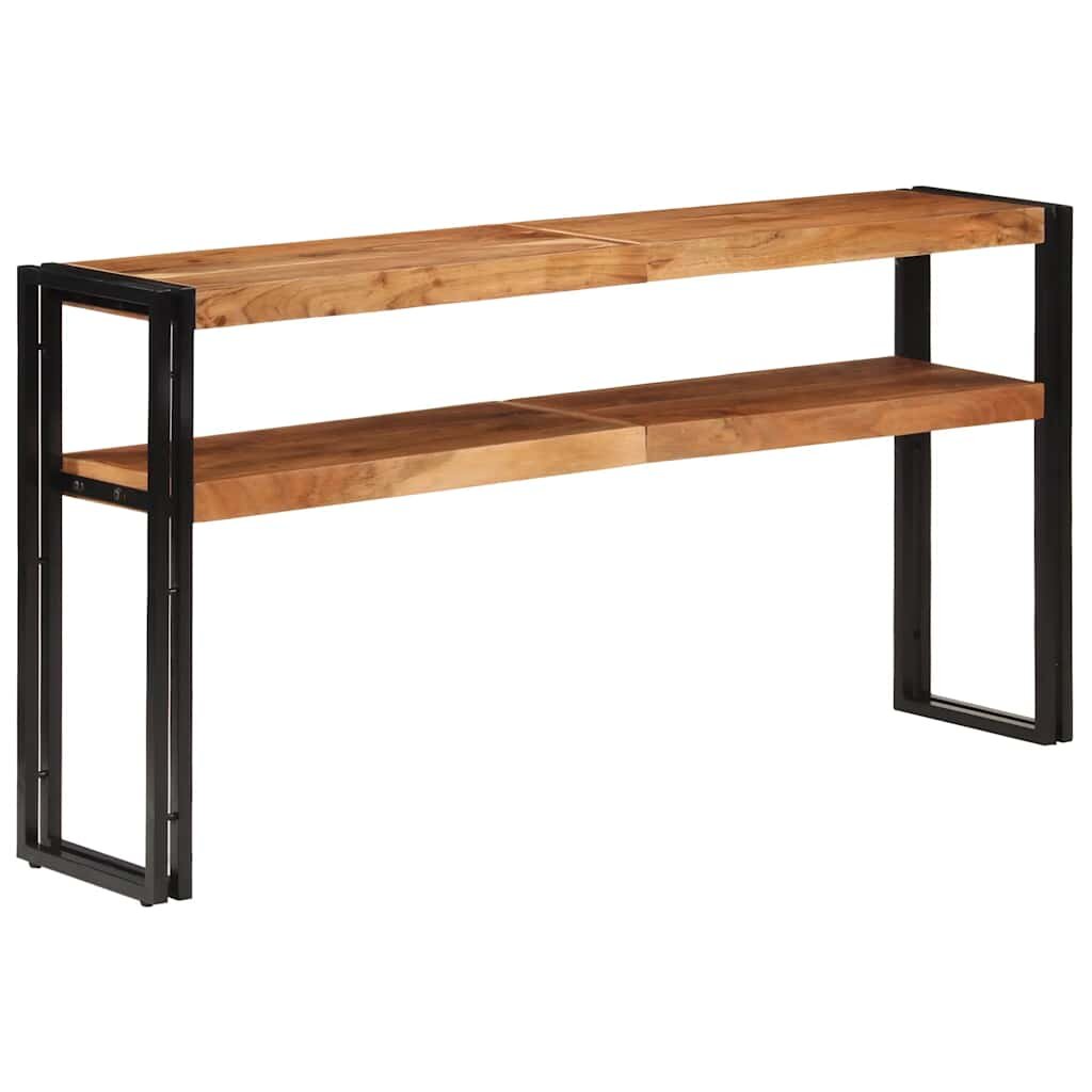vidaXL Конзолна маса 150x30x75 cм акация масив