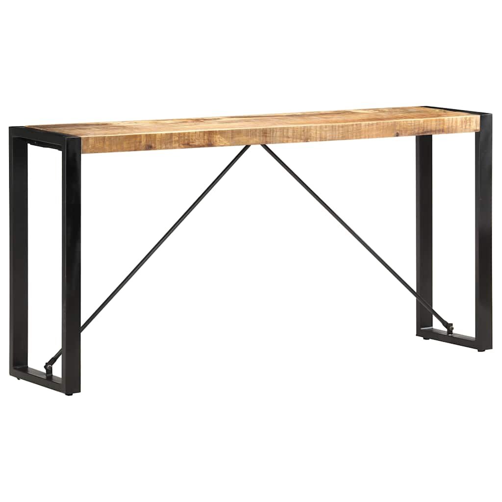 vidaXL Конзолна маса 150x35x76 см мангово дърво масив