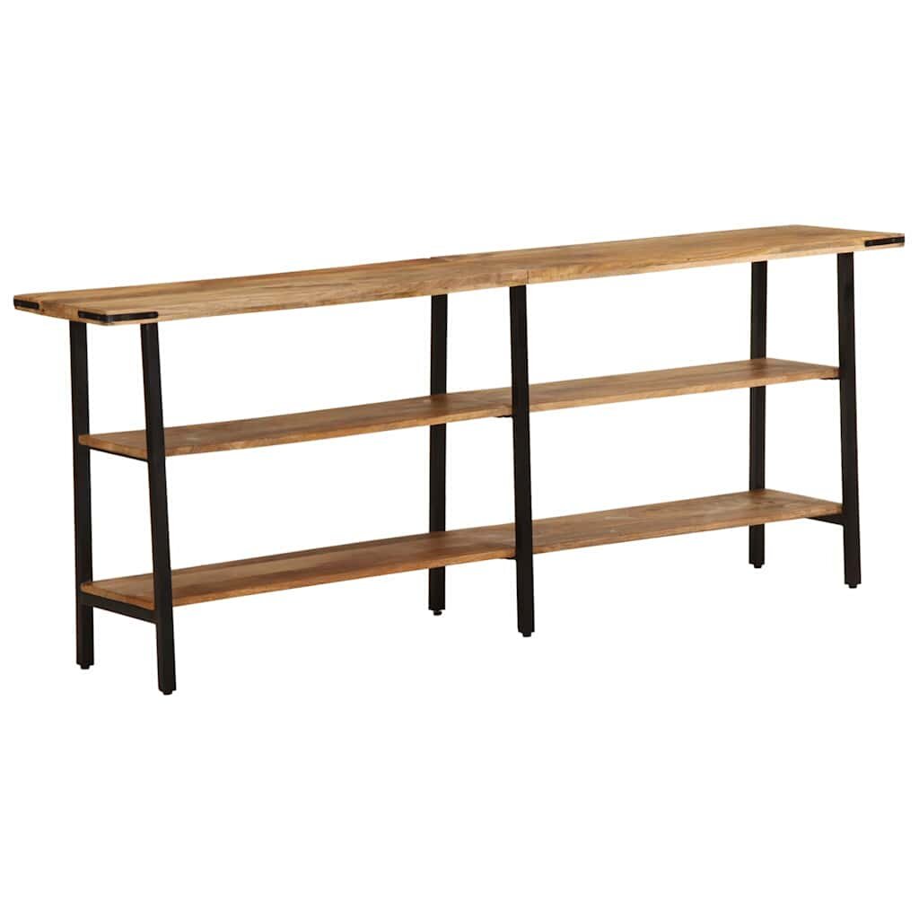 vidaXL Конзолна маса 180x35x70 см мангово дърво масив