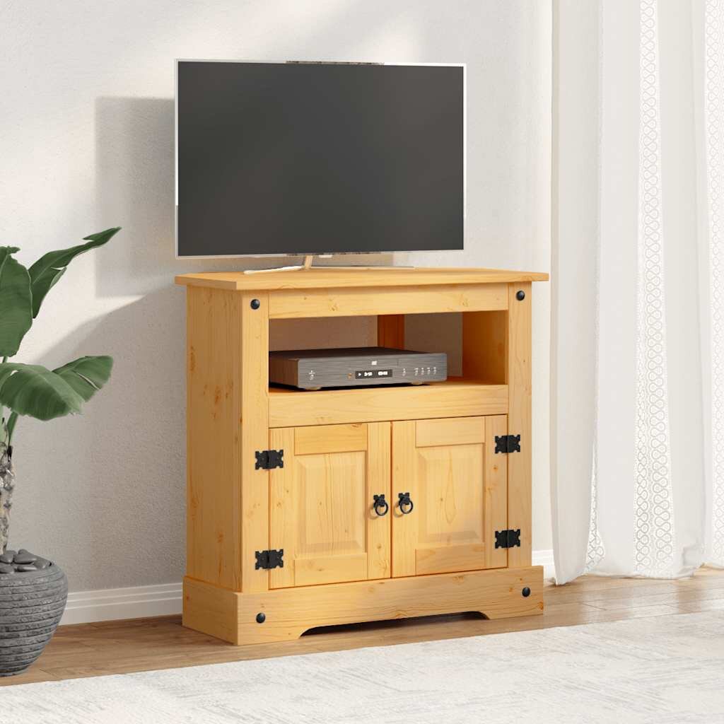 vidaXL Конзолна маса мексикански бор стил Корона 80x43x78 cм