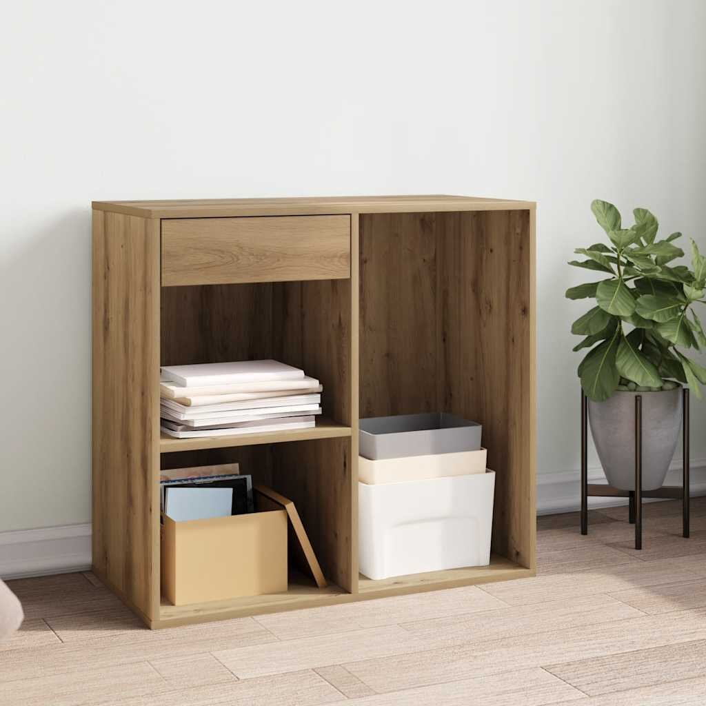 vidaXL Козметичен шкаф дъб артизан 80x40x75 см инженерно дърво