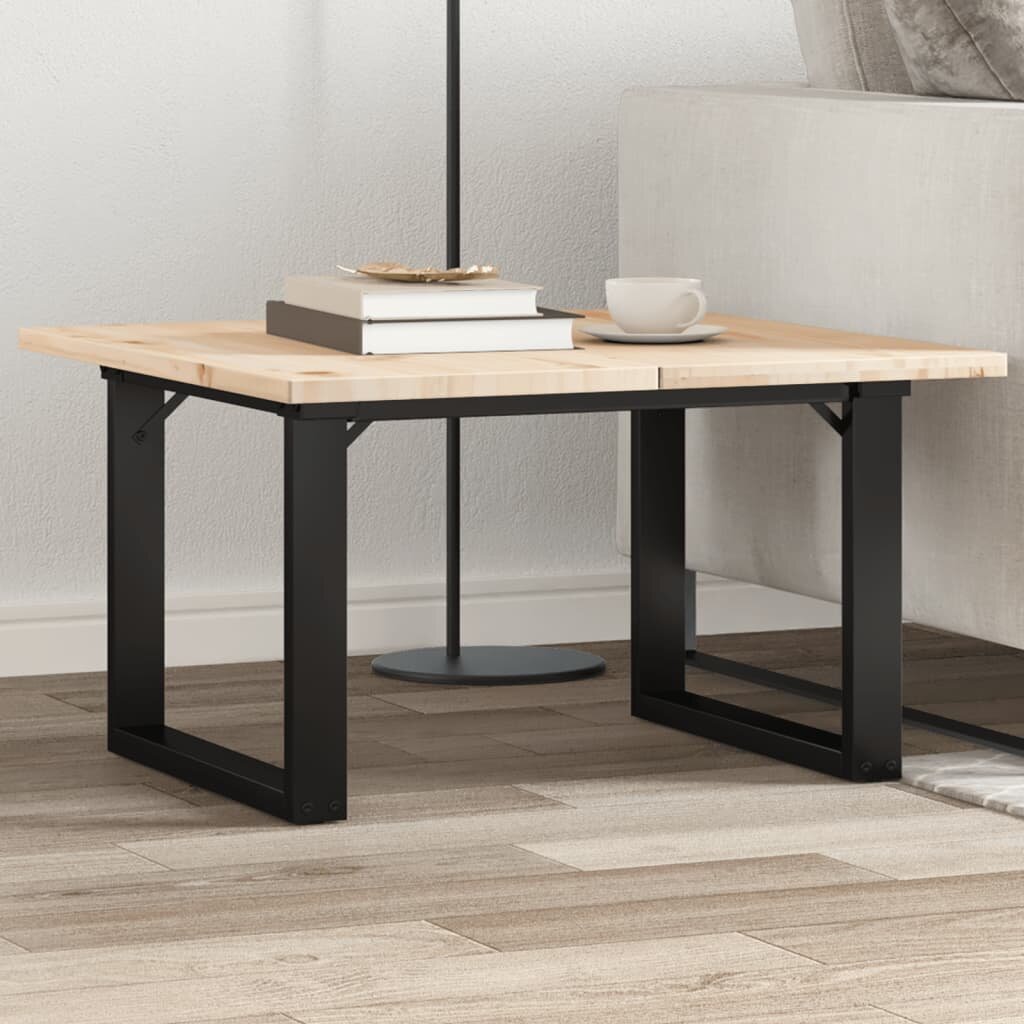 vidaXL Крака за кафе маса O-рамка 60x40x38 см стомана