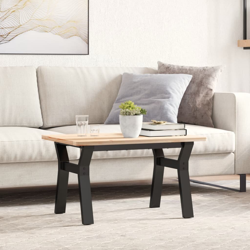 vidaXL Крака за кафе маса Y-рамка 60x40x38 см стомана