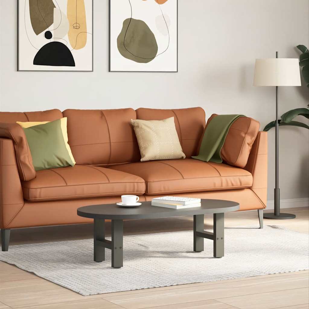 vidaXL Крака за масичка за кафе антрацит 2 бр. 40 x (30-31) см стомана