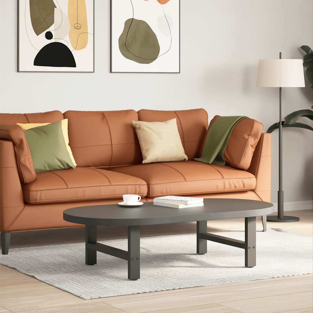 vidaXL Крака за масичка за кафе антрацит 2 бр. 70 x (30-31) см стомана