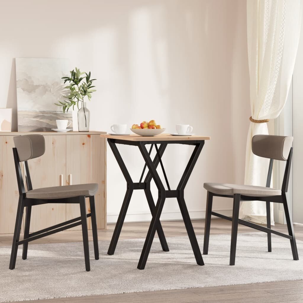 vidaXL Крака за трапезна маса Y-рамка 60x40x73 см стомана