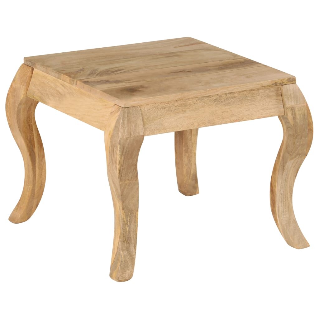 vidaXL Крайна маса 45x45x40 см мангово дърво масив