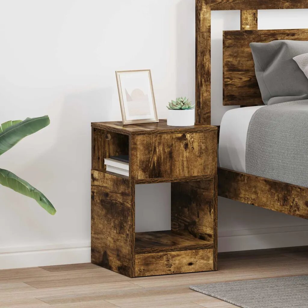 vidaXL Крайна масичка 2 бр. Димян дъб 305 x 30 x 45 см