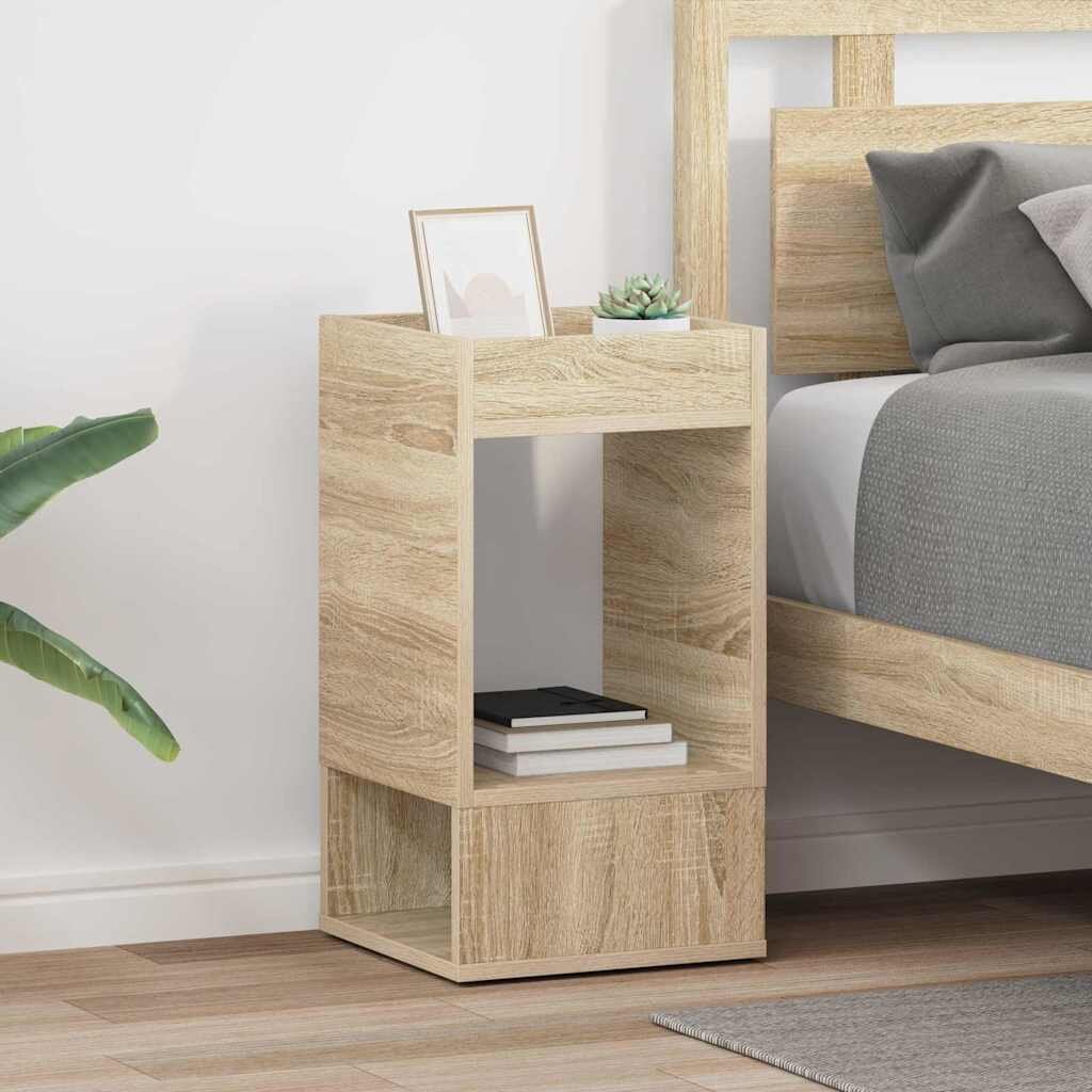 vidaXL Крайна масичка 2 бр. Сонома дъб 30 x 30 x 56 см