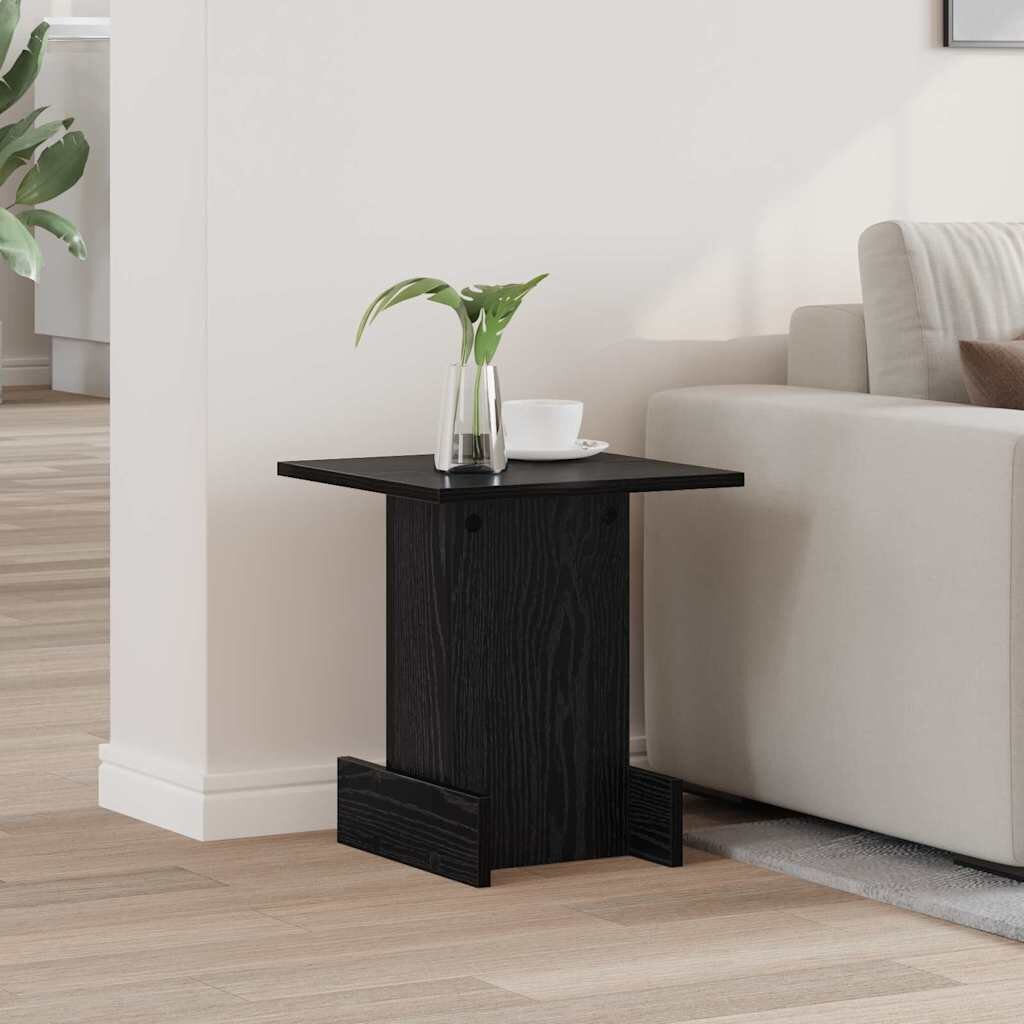 vidaXL Крайна масичка Черния дъб 355 x 35 x 40 см Инженерна дървесина