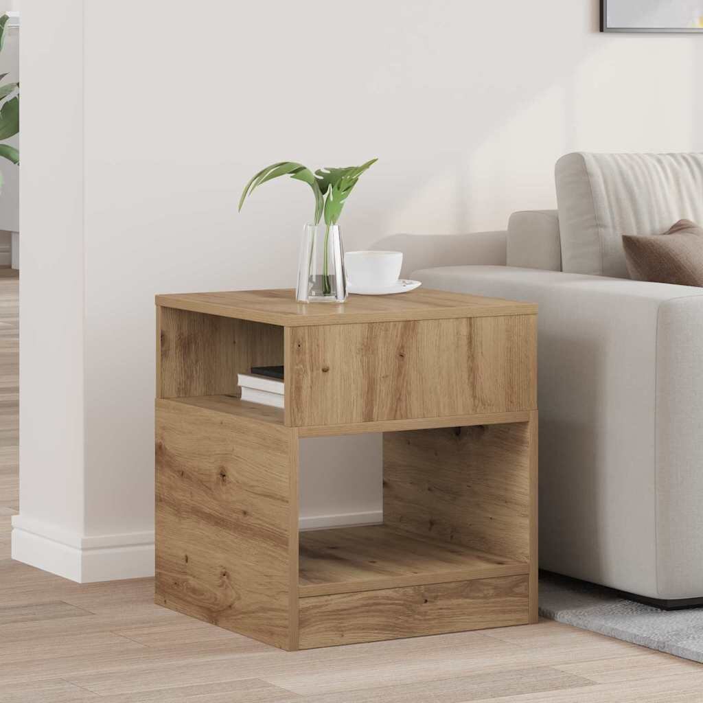 vidaXL Крайна масичка Дъб 405 x 40 x 45 см Инженерна дървесина