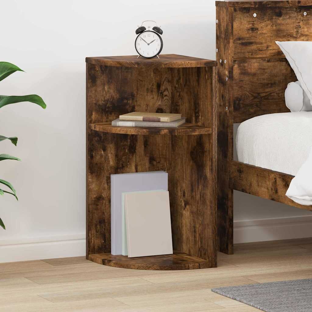vidaXL Крайна масичка Димян дъб 296 x 296 x 60 см