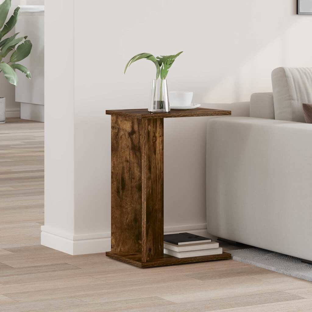 vidaXL Крайна масичка Димян дъб 35 x 25 x 50 см Инженерна дървесина