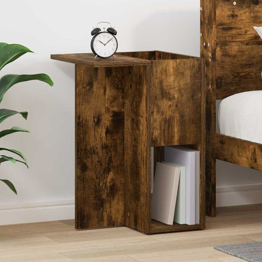 vidaXL Крайна масичка Димян дъб 35 x 40 x 55 см Инженерна дървесина