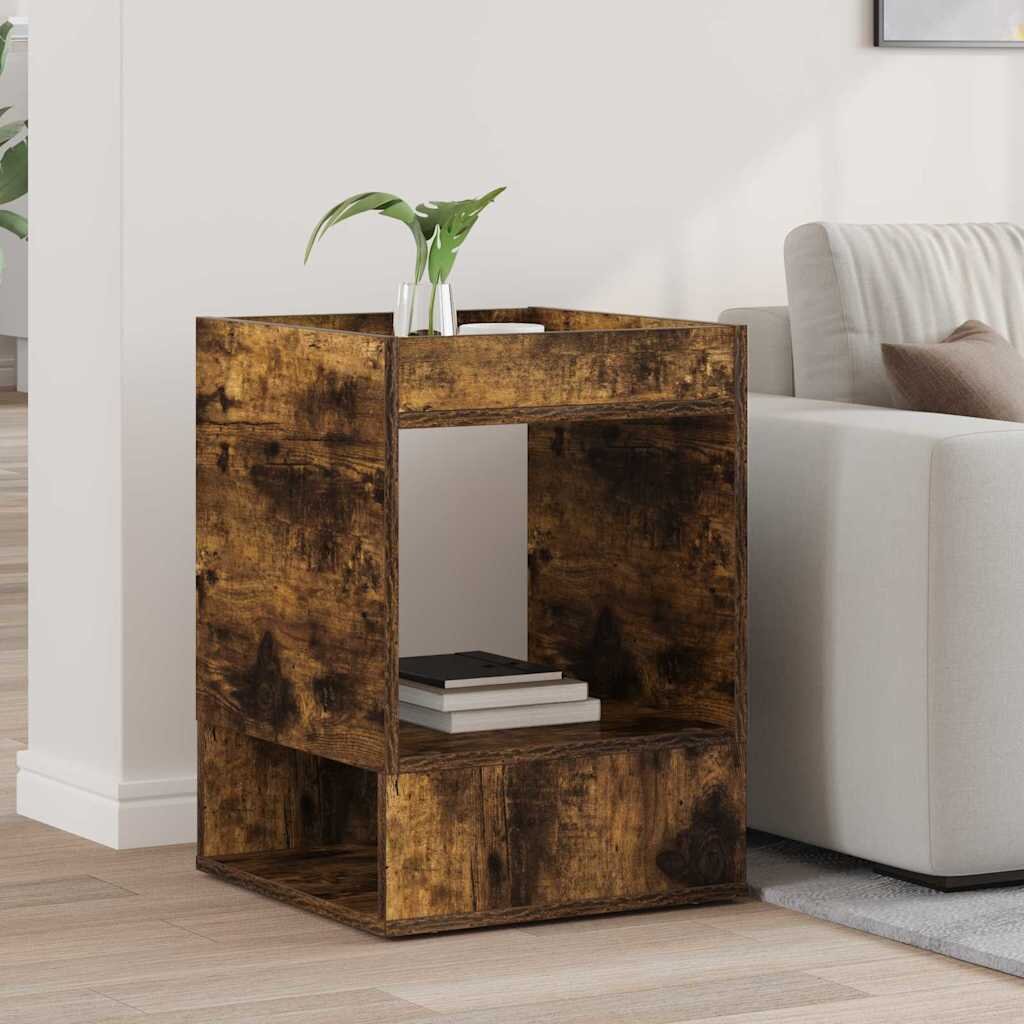 vidaXL Крайна масичка Димян дъб 40 x 40 x 56 см Инженерна дървесина